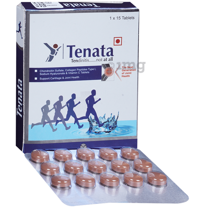 Tenata Tablet with Collagen I & Vitamin C | Supports Cartilage & Joint Health