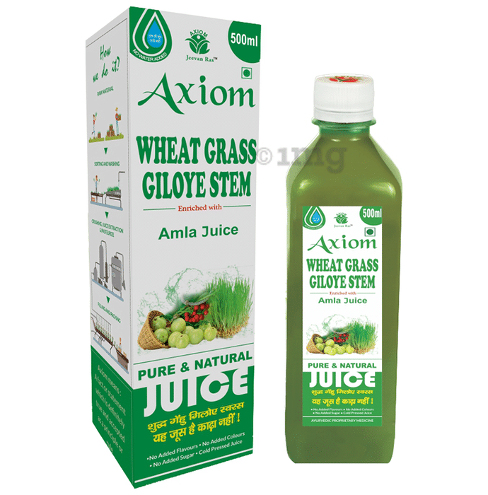 Axiom Wheat Grass Giloye Stem Juice No Added Sugar