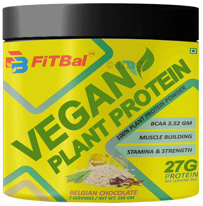 Fitbal Vegan Plant Protein Powder Belgian Chocolate