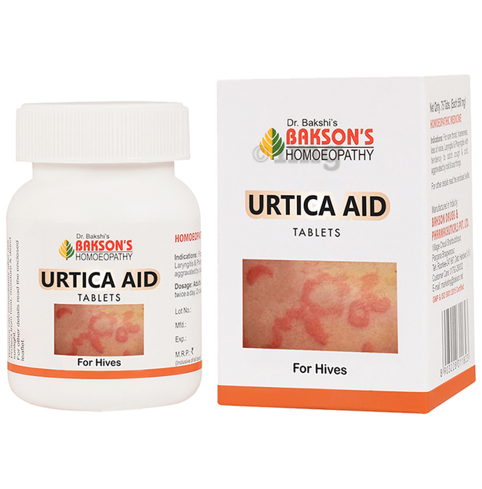 Bakson's Homeopathy Urtica Aid Tablet