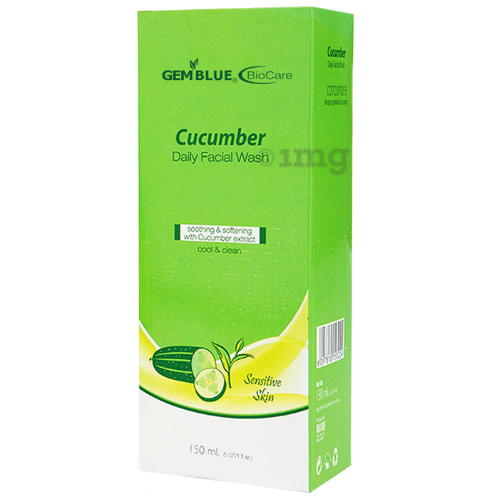 Gemblue Biocare Cucumber Daily Facial Wash