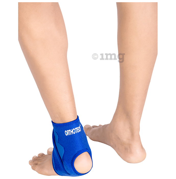 Orthotech OR 4111 Ankle Support with Stays Free Size Blue