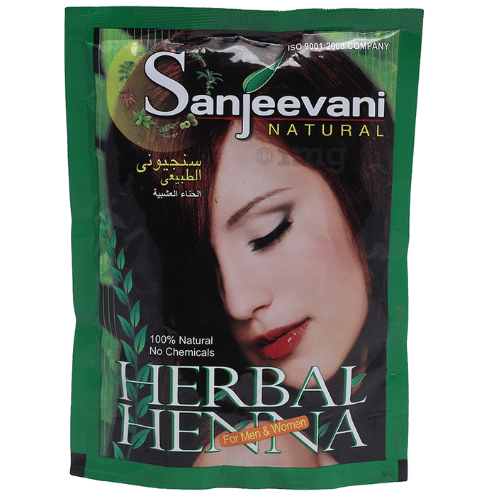 Sanjeevani Natural Herbal Henna Powder for Men & Women