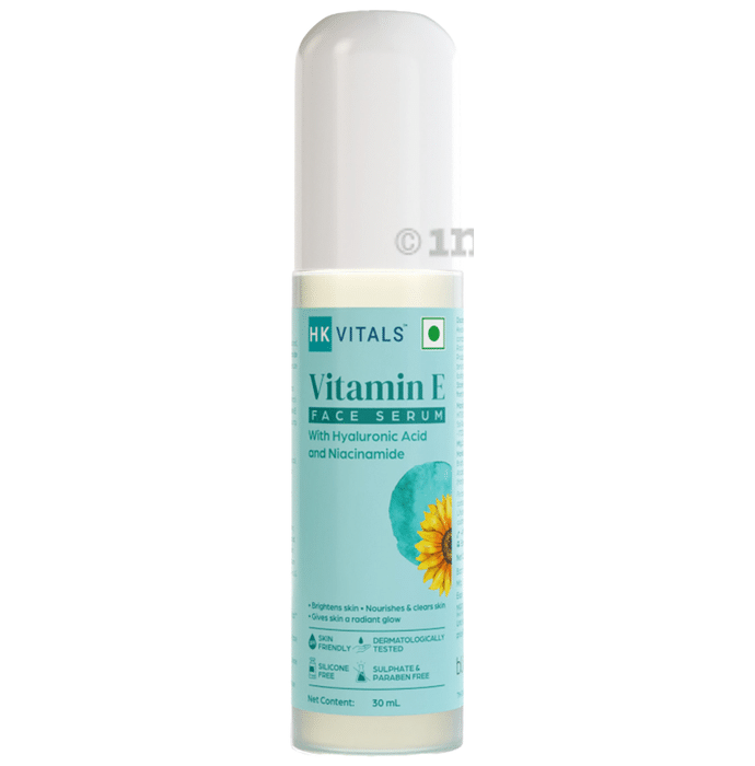 HK Vitals by HealthKart Vitamin E Face Serum for Radiant, Nourished & Clear Skin, All Skin Types