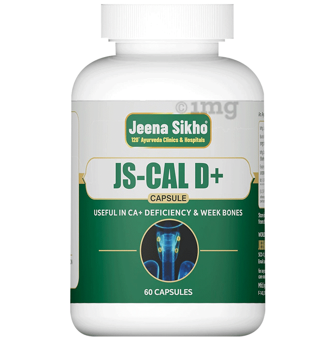 Jeena Sikho JS-Cal D+ Capsules | Ayurvedic Immunity and Wellness Multivitamin