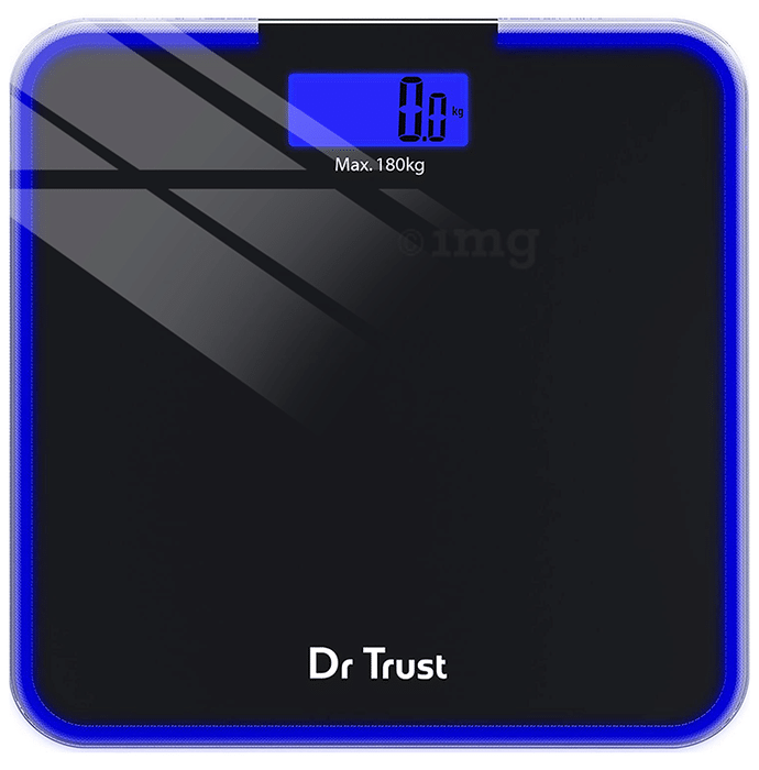 Dr Trust USA Electronic Supernova Digital Personal Weighing Scale Black