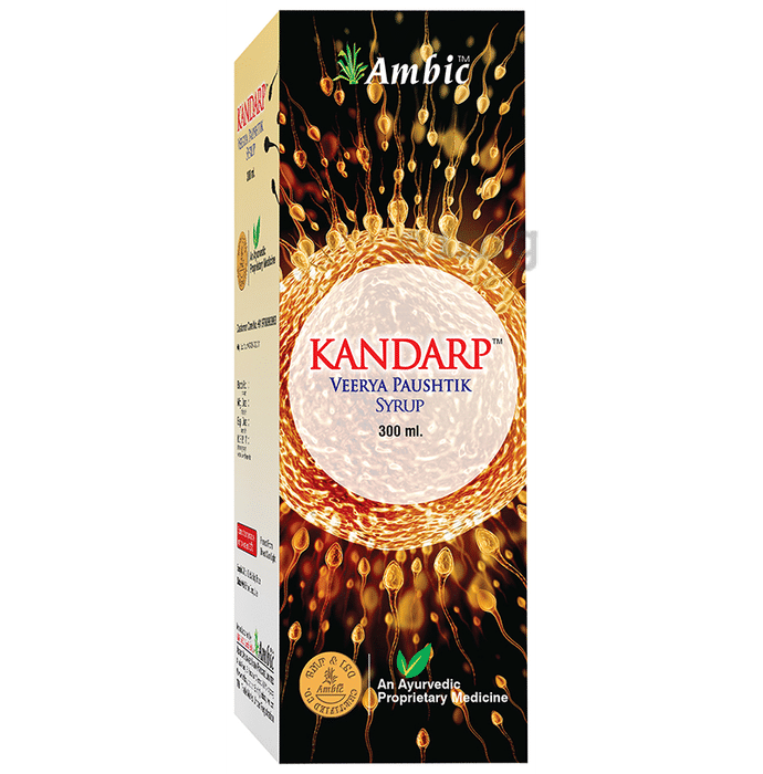 Ambic Kandarp Veerya Paushtik Syrup (300ml Each)