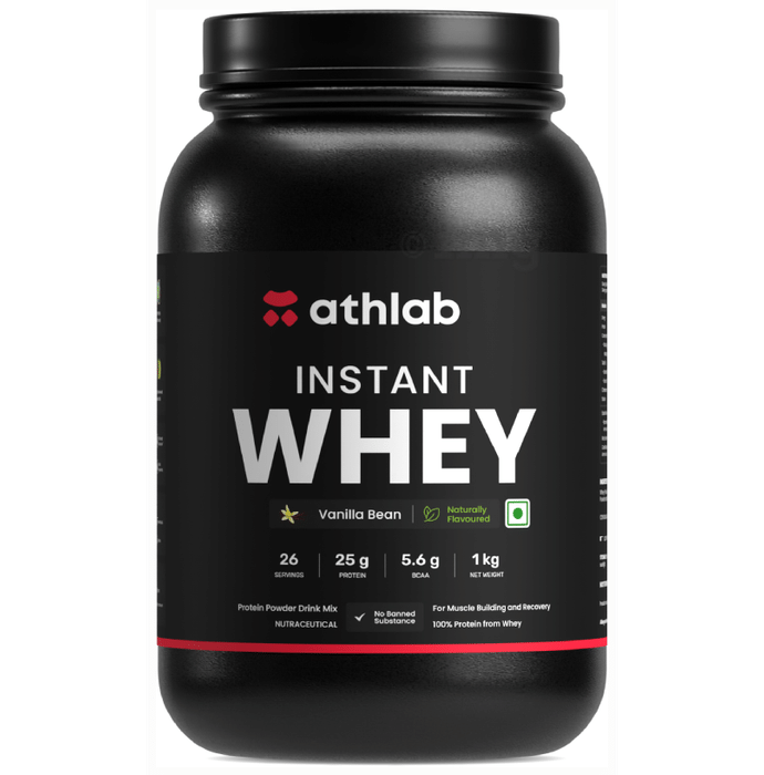 Athlab Instant Whey Protein Powder Vanilla Bean