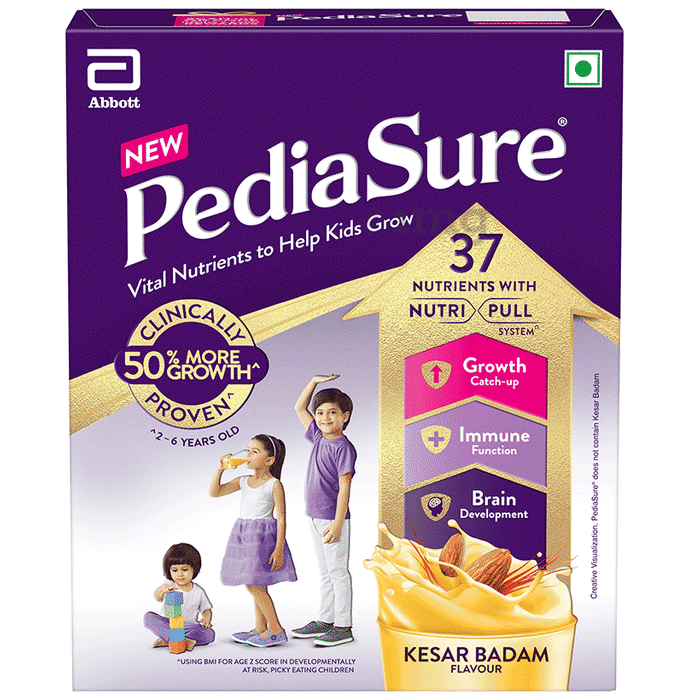 PediaSure Powder Scientifically Designed for Kids Growth Kesar Badam