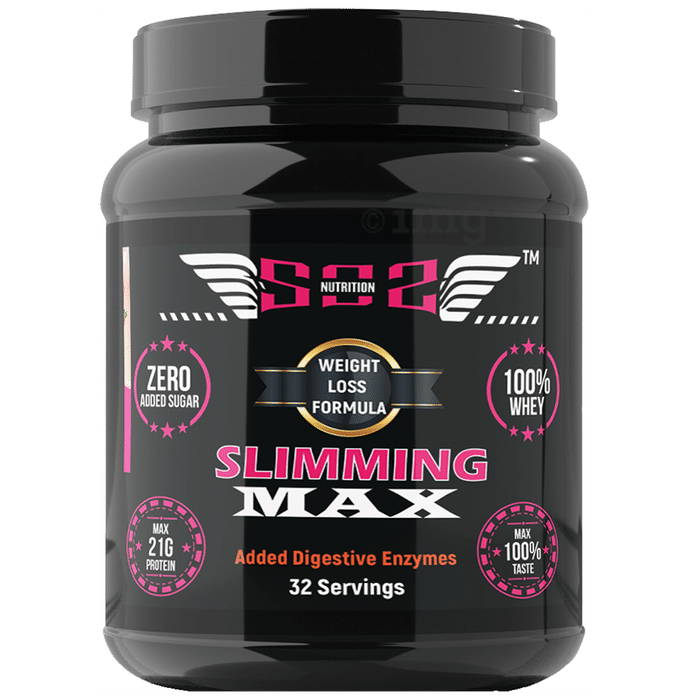 SOS Nutrition Slimming Max Weight Loss Formula for Women Strawberry Cream