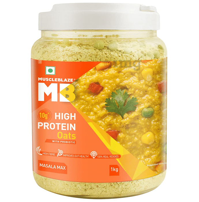 MuscleBlaze High Protein Oats Masala Max