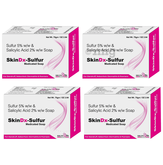 SkinDx-Sulphur Soap (75gm Each)