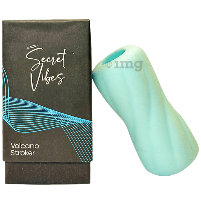 Secret Vibes Volcano Men's stroker Massager Blue