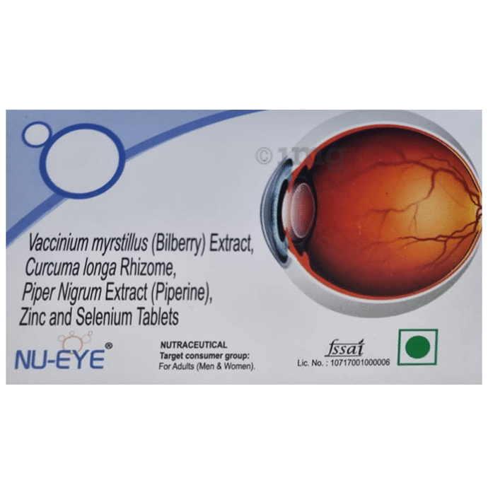 NU-Eye Bilberry Extract & Essential Minerals Tablet