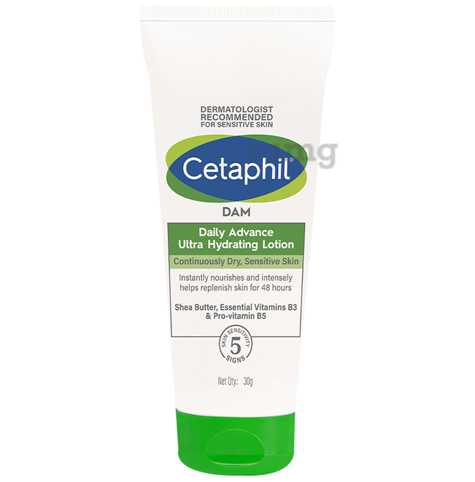 Cetaphil DAM Daily Advance Ultra-Hydrating Lotion | For Continuously Dry, Sensitive Skin