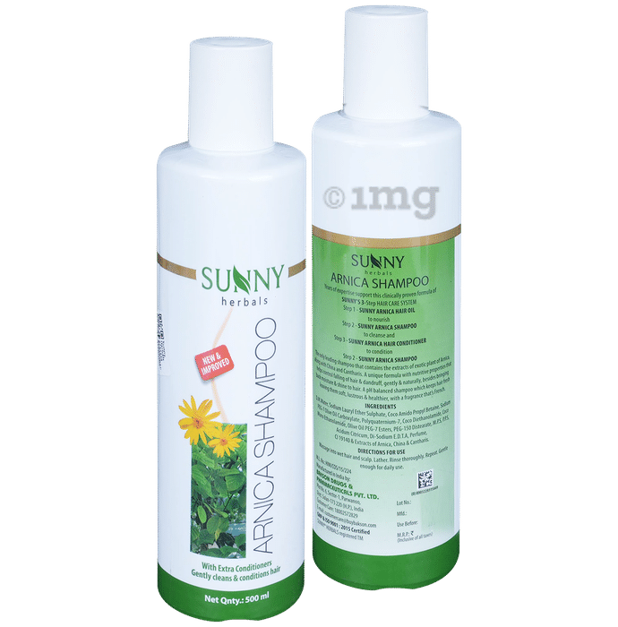 Sunny Herbals Arnica Shampoo with Extra Conditioners for Clean & Conditioned Hair Care Shampoo