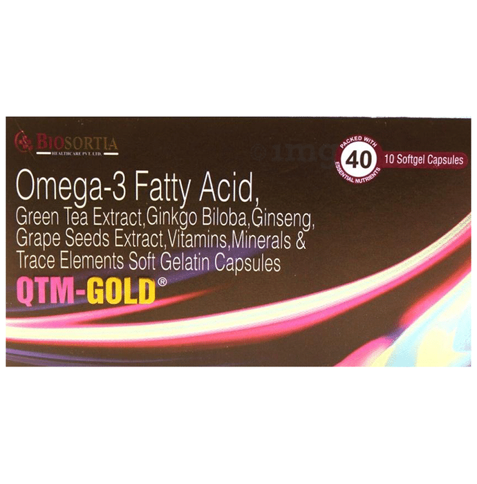 QTM Gold Soft Gelatin Capsule