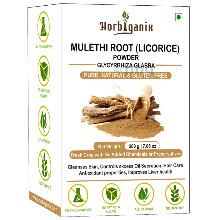 Horbiganix Mulethi Root (Licorice) Powder