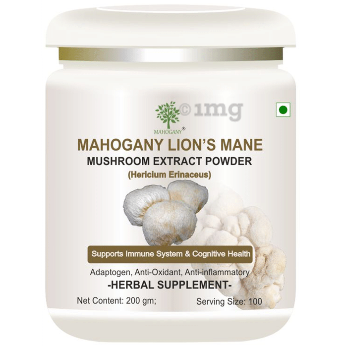 Mahogany Lion's Mane Mushroom Extract Powder