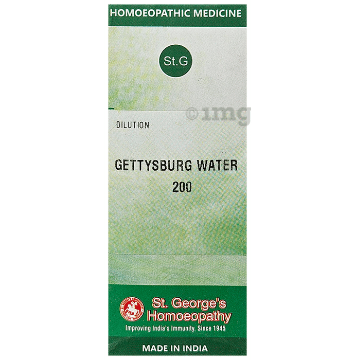 St. George’s Gettysburg Water Dilution 200