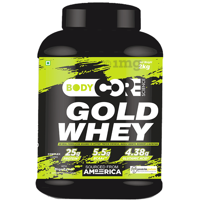 Body Core Science Gold Whey Green Powder Chocolate Fudge