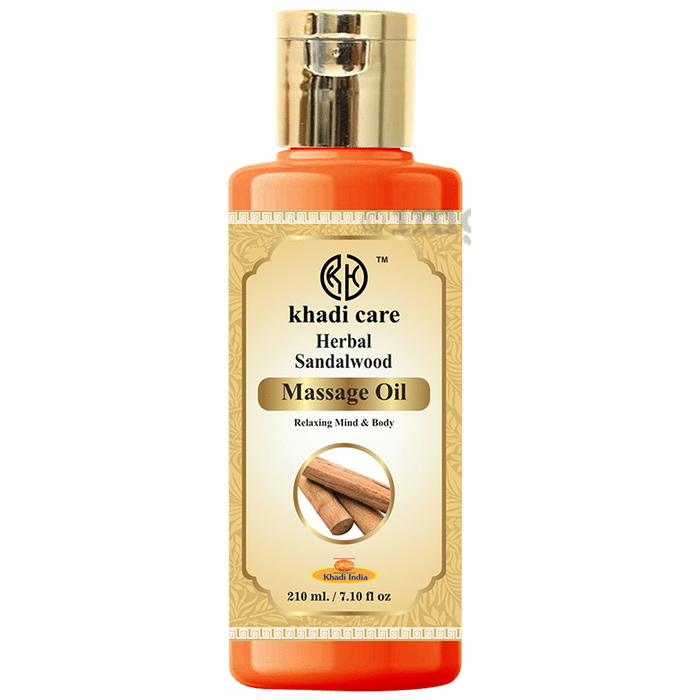 Khadi Care Massage Oil Herbal Sandalwood