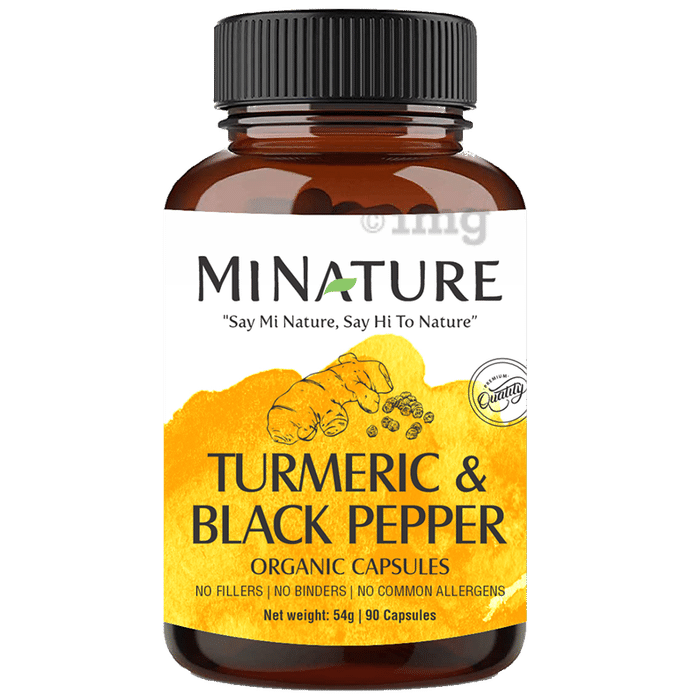 Minature Turmeric & Black Pepper Organic Capsule