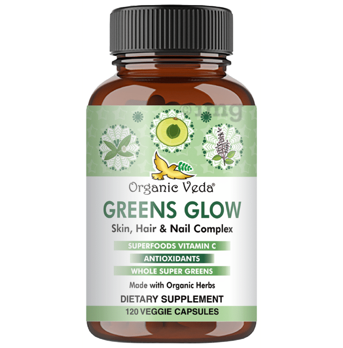 Organic Veda Greens Glow Veggie Capsule