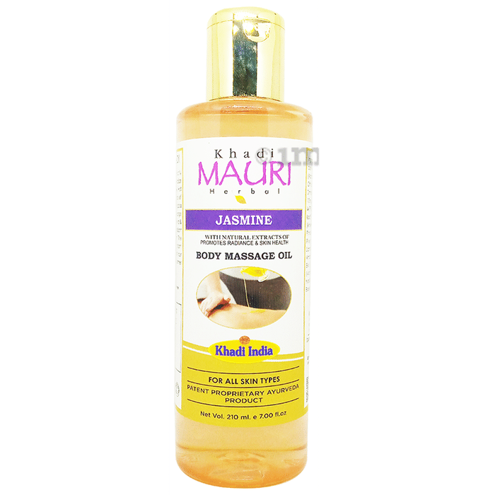 Khadi Mauri Herbal Jasmine Body Massage Oil (210ml Each)