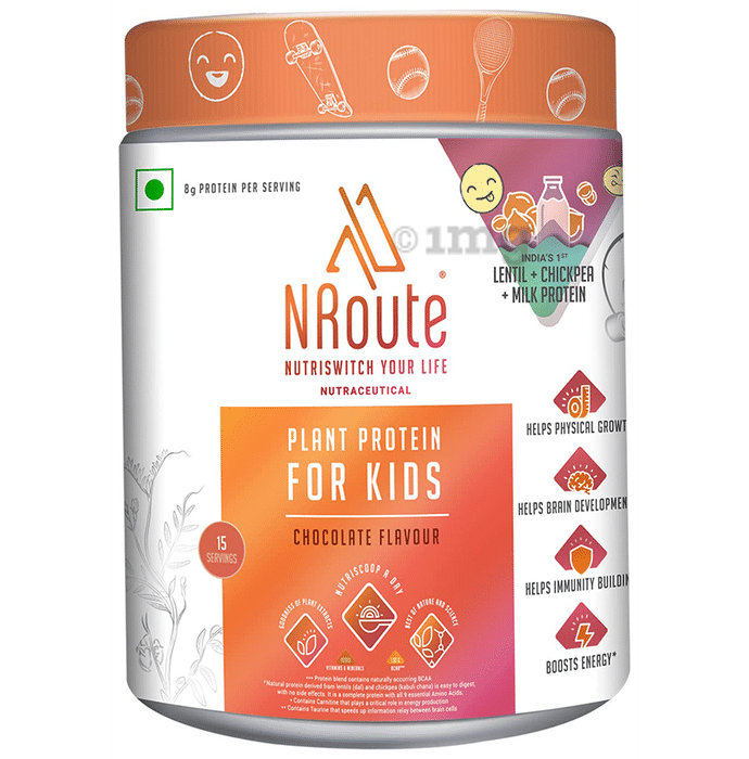 Nroute Plant Protein for Kids Chocolate