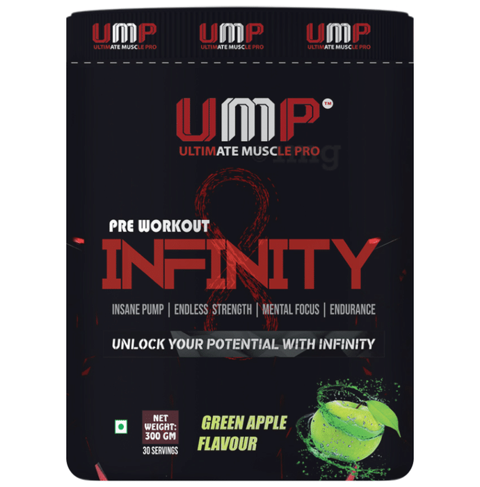 Ultimate Muscle Pro Pre Workout Infinity Green Apple