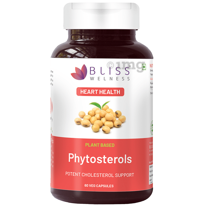 Bliss Welness Heart Health Phytosterols High Potency Lipid Support Veg Capsule