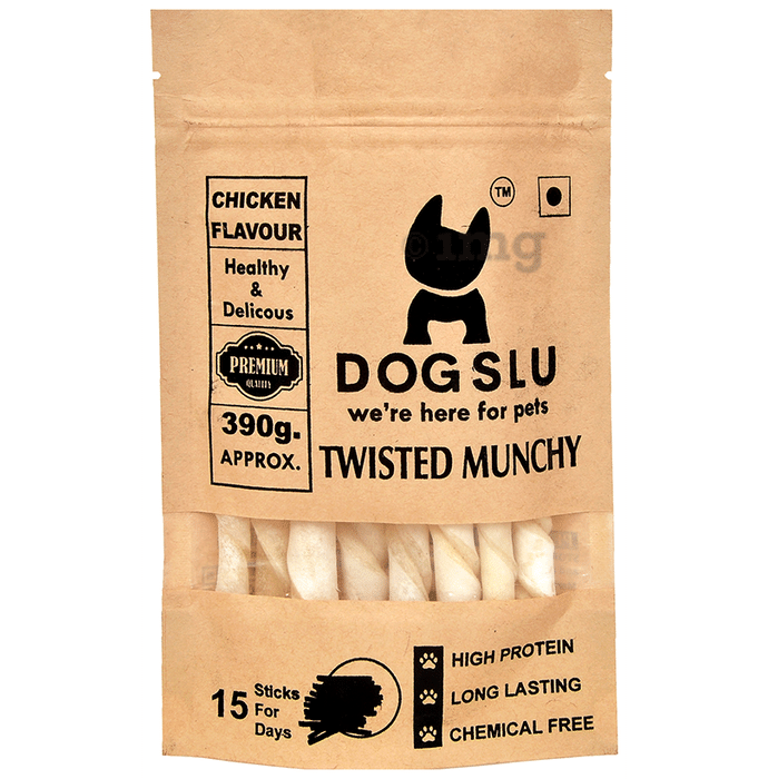 Dogslu Twisted Munchy Pet Food Chicken Flavour