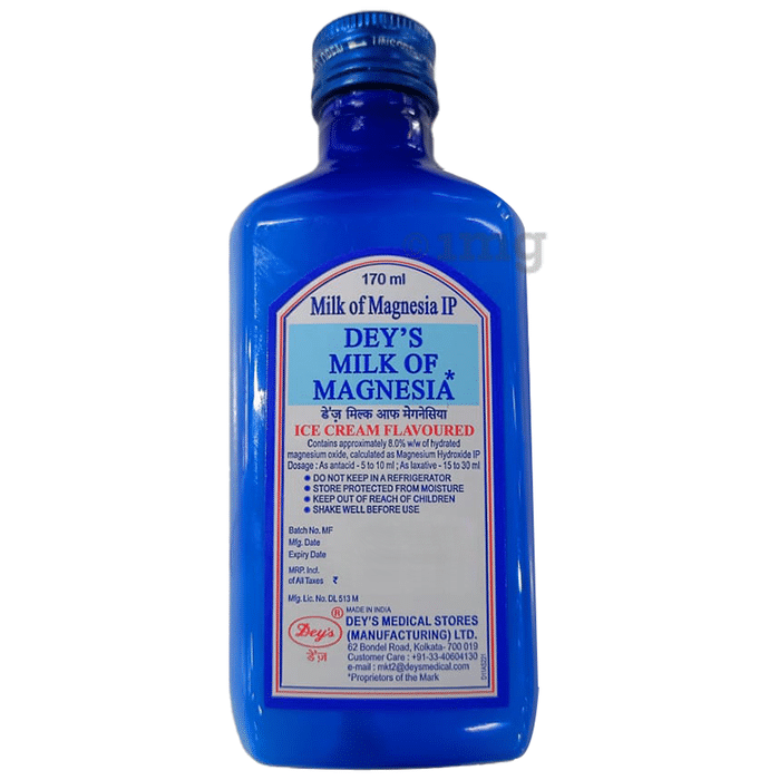 Deys Milk OF Magnesia Liquid Ice Cream