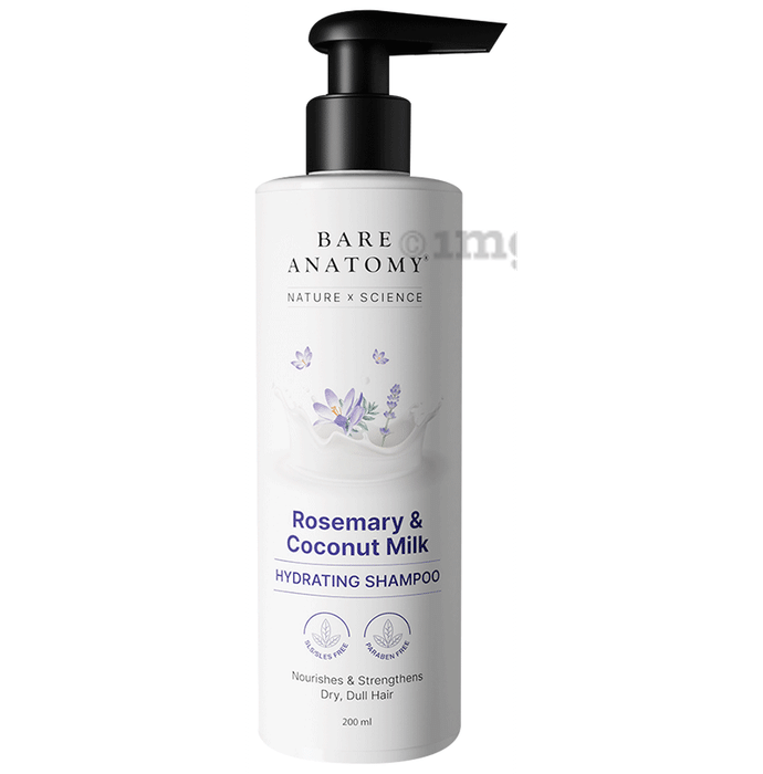 Bare Anatomy Rosemary & Coconut Milk Hydrating Shampoo