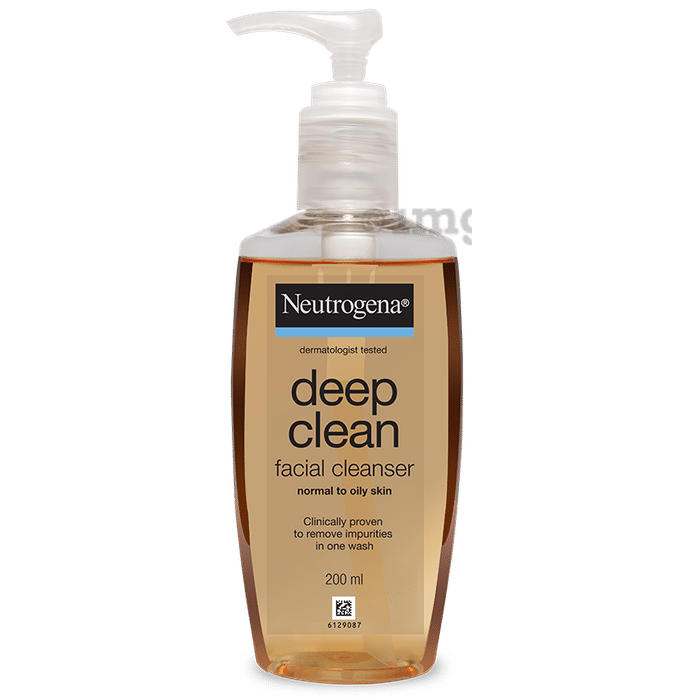 Neutrogena Deep Clean Facial Cleanser with Salicylic Acid | For Acne Prone Skin