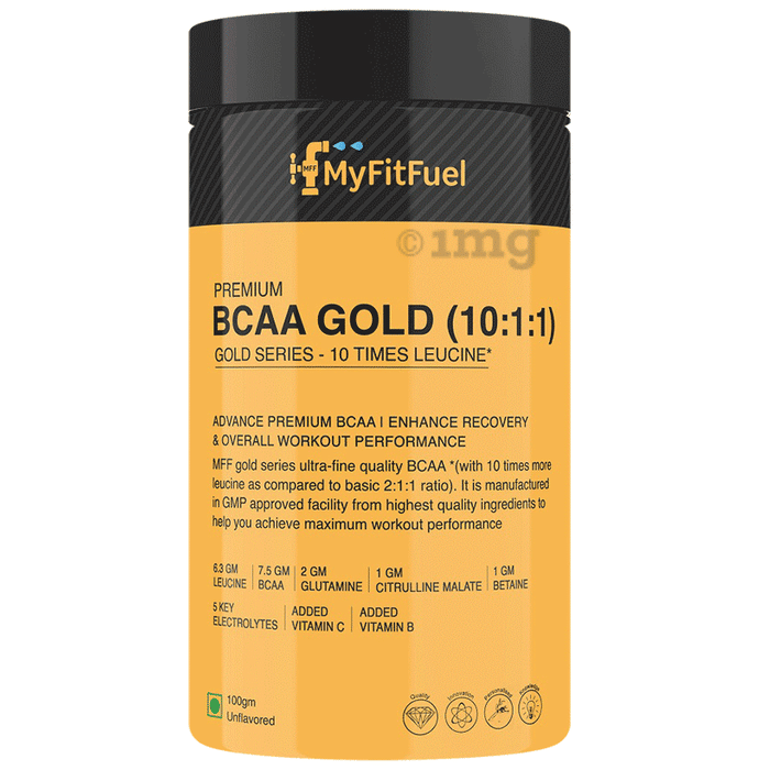 MyFitFuel Premium BCAA Gold (10:1:1) Unflavoured