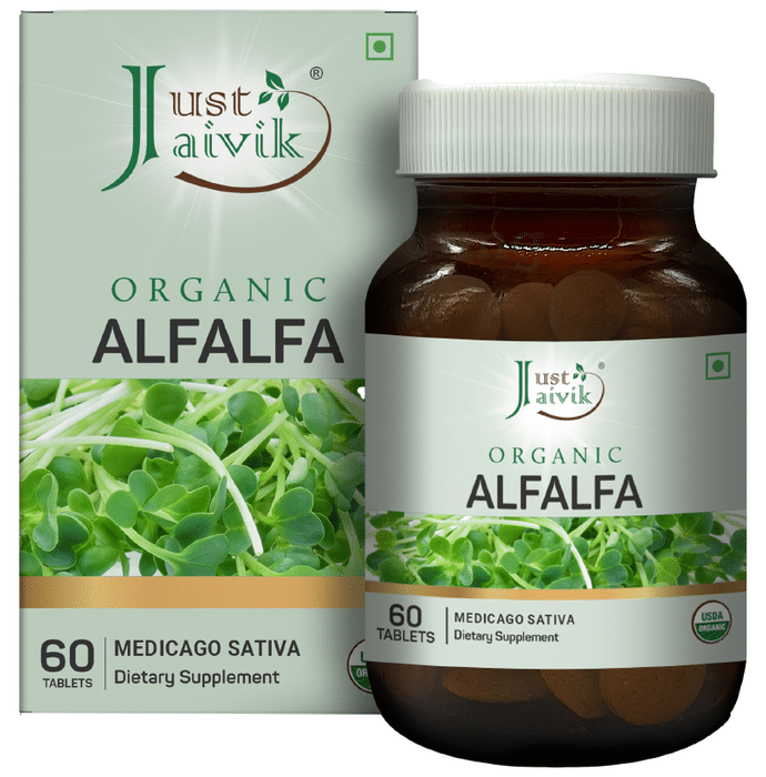Just Jaivik Organic Alfalfa Tablet
