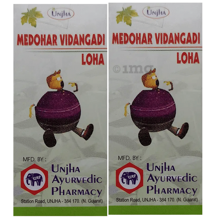 Unjha Medohar Vidangadi Loha (40 Each)