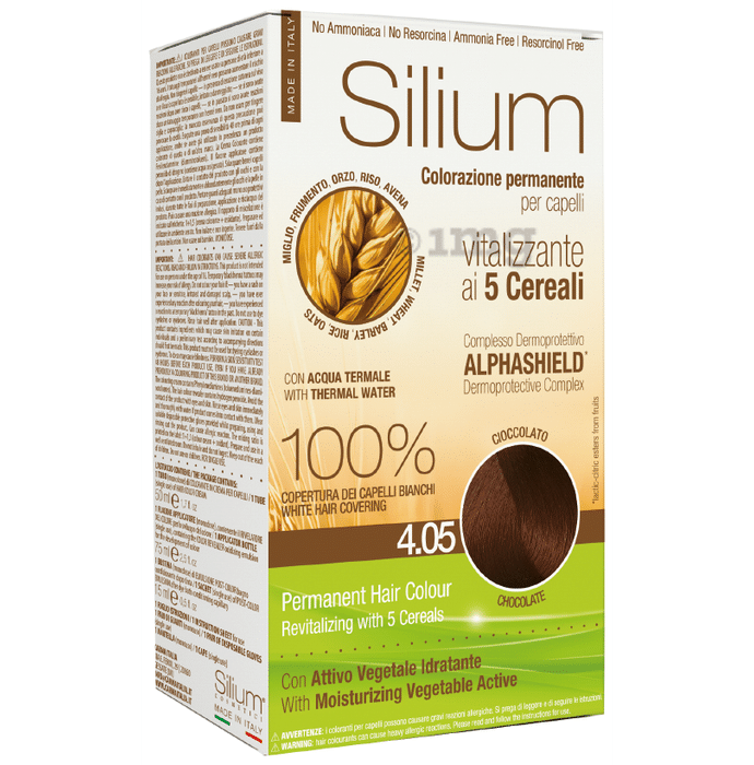 Silium 5 Cereali Permanente Hair Colour Chocolate 4.05