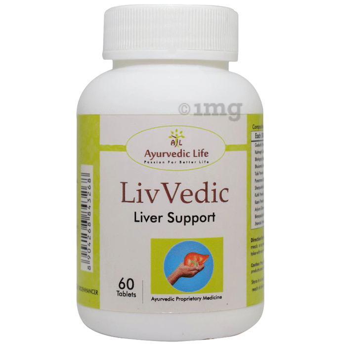 Ayurvedic Life Liv Vedic Liver Support Tablet