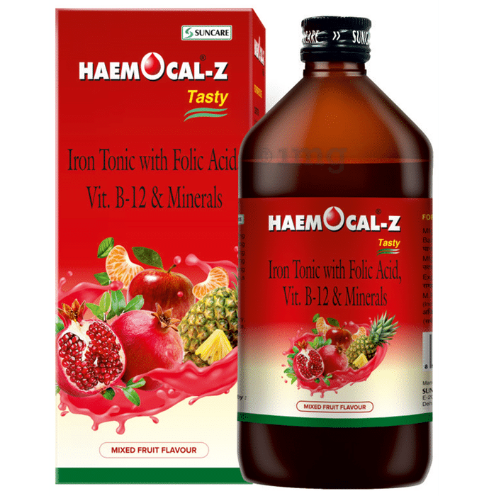 Haemocal-Z Syrup Mixed Fruit