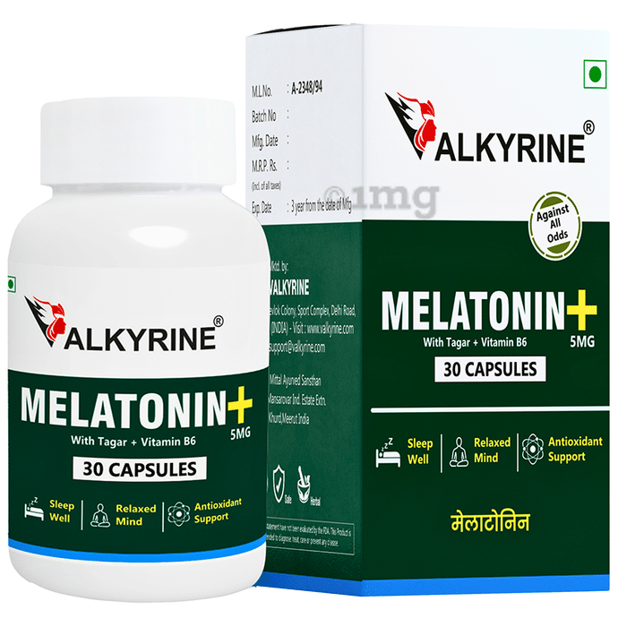 Valkyrine Melatonin Plus 5mg Capsule (30 Each)
