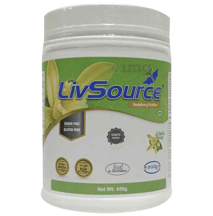 LivSource Powder Vanilla Buy jar of 450.0 gm Powder at best price in