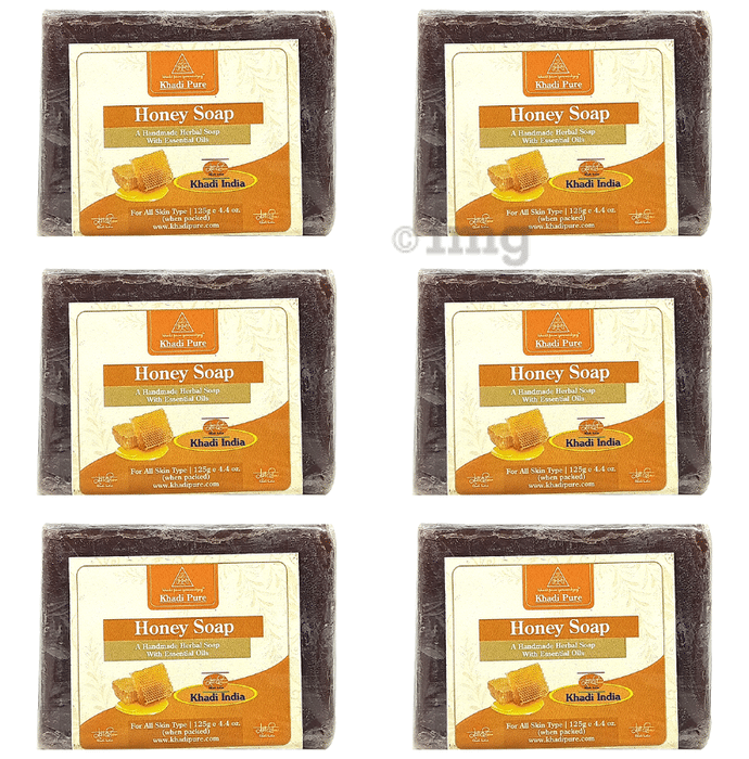 Khadi Pure Honey Soap (125gm Each)