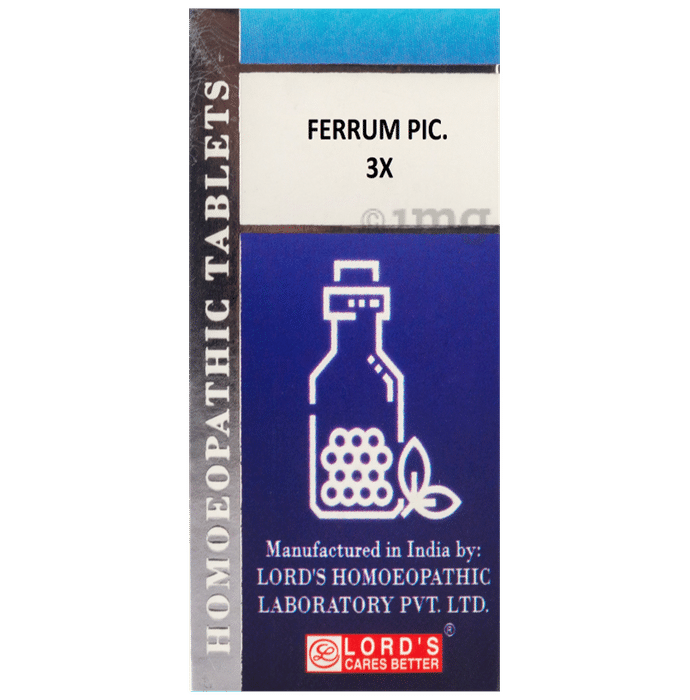 Lord's Ferrum Pic Trituration Tablet 3X