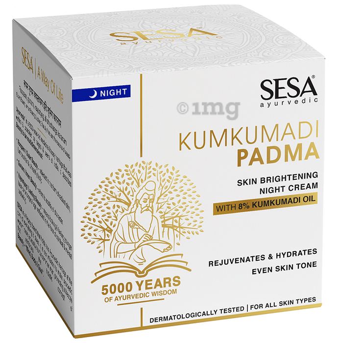 Sesa Kumkumadi Padma Skin Brightening Night Cream