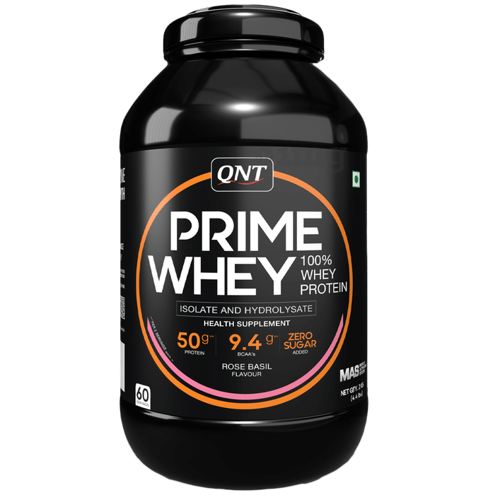 QNT Prime Whey Isolate & Hydrolysate Powder Rose Basil