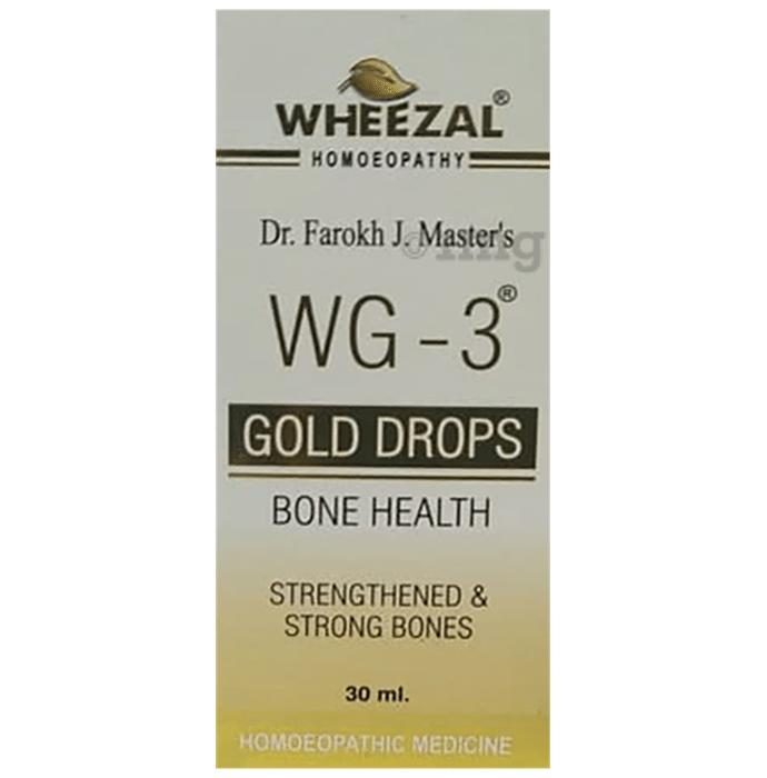 Wheezal WG3 Bone Health Gold Drop