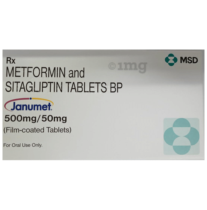 Janumet 50mg/500mg Tablet